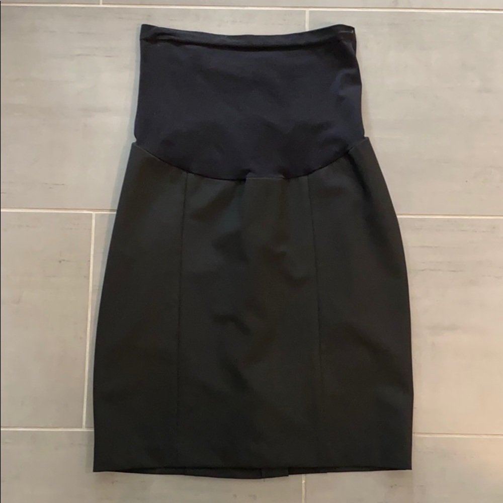 Black maternity skirt